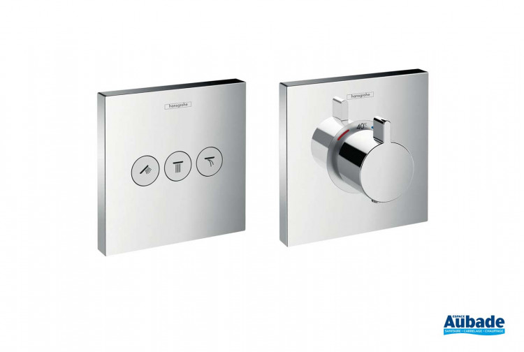 Set de finition pour mitigeur thermostatique ShowerSelect de Hansgrohe