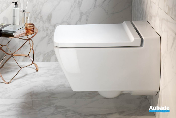 Pack WC suspendu Xeno² Rimfree sans bride blanc par Keramag Design