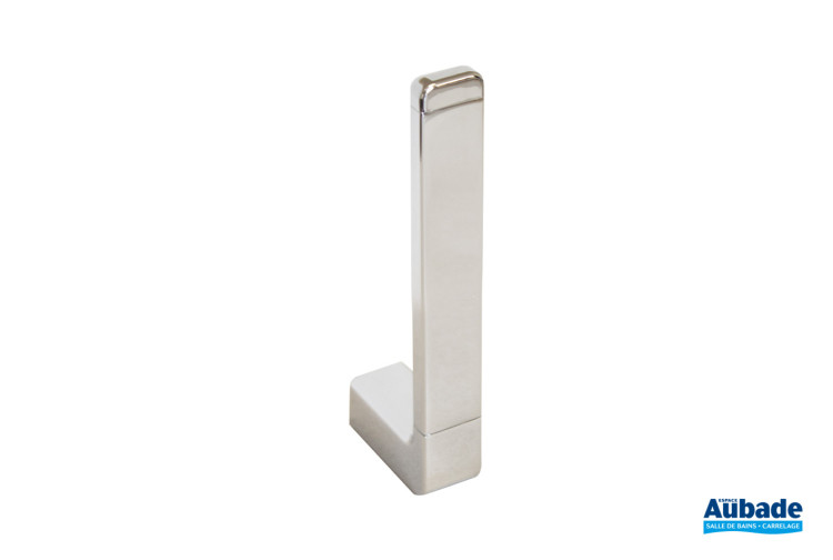 Porte rouleau de reserve papier wc chrome