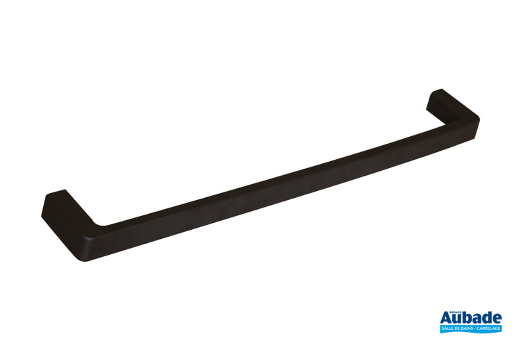 Porte-serviette 60 cm à fixer Derby Style<sup>2</sup> Noir mat de Vigour