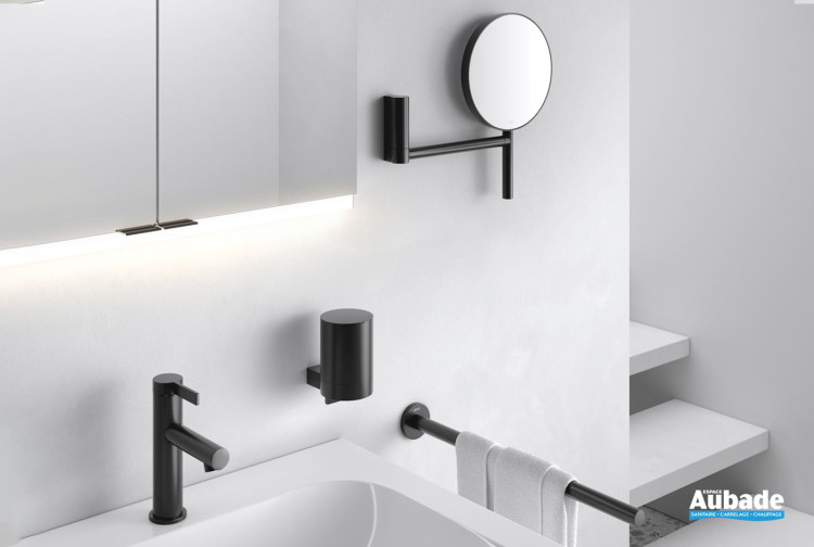 Miroir Grossissant coloris Black de chez Keuco