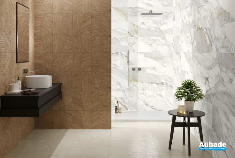 Collection Louise par Argentica en coloris Macchia Vecchia gold décor Legno Trail Rovere