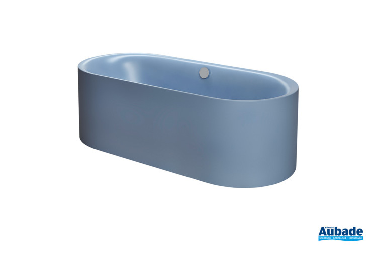 Baignoire en îlot BetteLux Oval Silhouette Bleu satin de Bette
