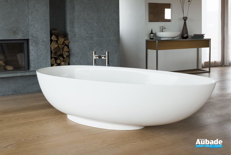 Baignoire îlot ovale contemporaine Teardrop Bath de Clearwater