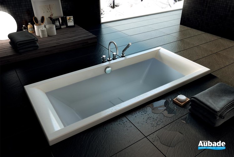 Baignoires Maestro Rectangulaire double dos d'Aquarine