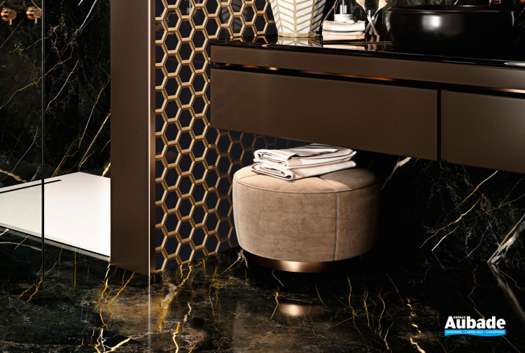 Collection Bel Air par Barwolf en coloris Black Gold Hexagon