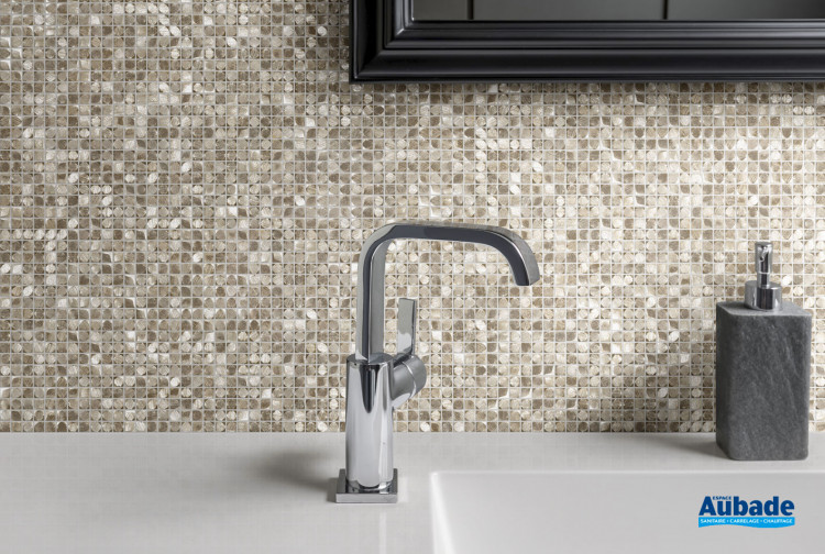 Collection Mosaïque Aluminium par BatiOrient en coloris Alu/Gris/Or