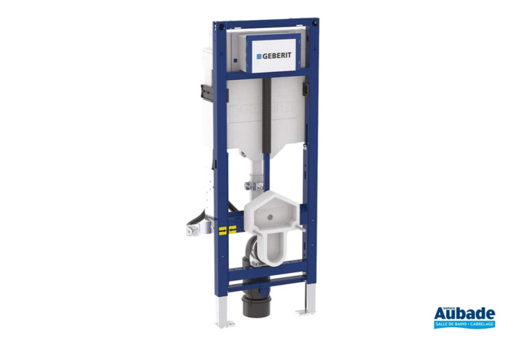 Bâti-support Geberit Duofix avec réservoir Sigma hauteur de cuvette reglable après installation de Geberit