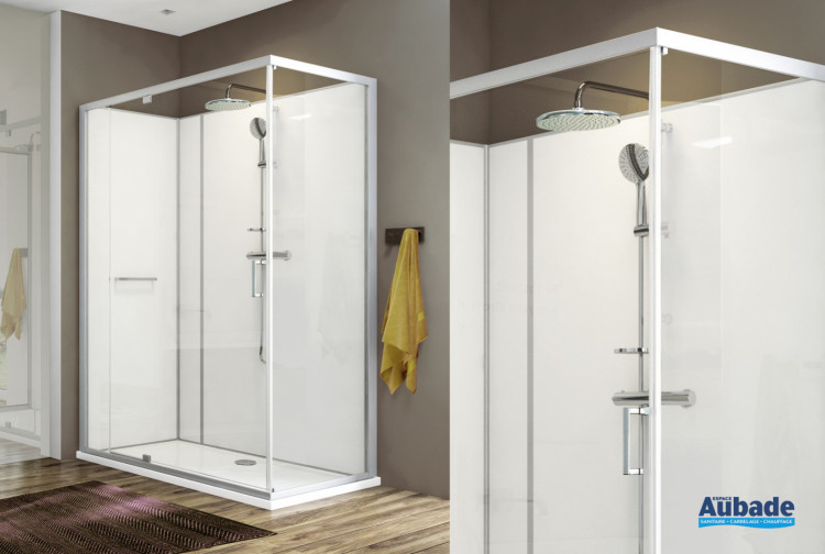 zwaartekracht staal Indica Cabine de douche Moorea Leda | Espace Aubade