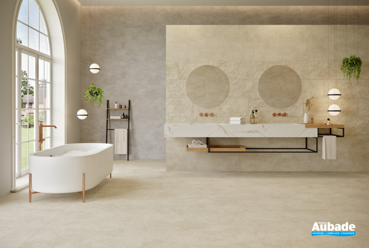 Carrelage Biscarosse Sélection Aubade Air Moka