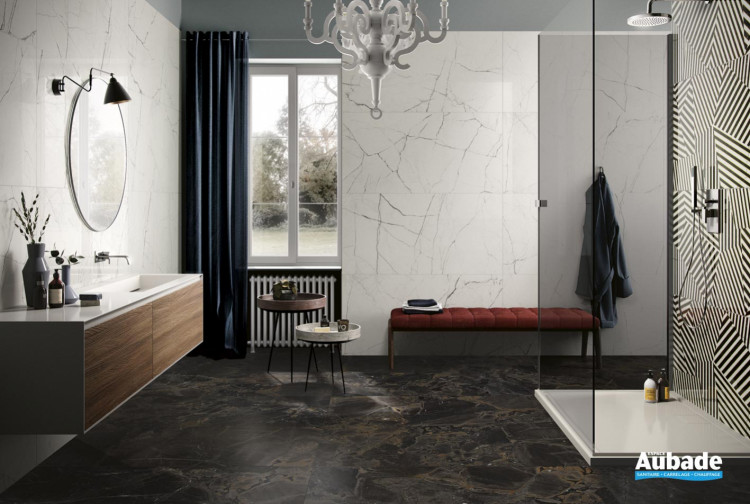 Collection Vérone par Imola en coloris Statuario Vena Piccola mat & Infinity Brazil