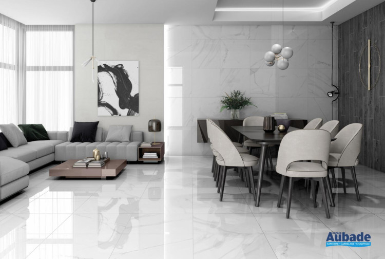 Collection La Baule par Tau Ceramica en coloris White Poli