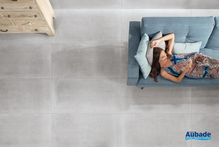 Carrelage sol Prague de Lasselsberger en coloris Gris