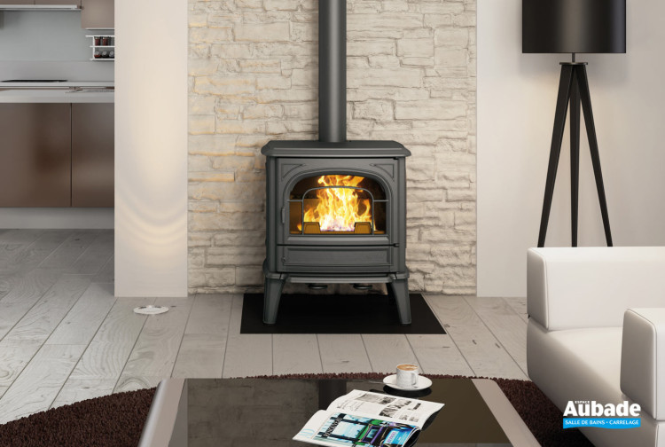 chauffage poele a bois tradition gris de artense