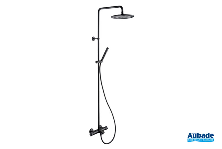 Colonne de douche théta mitigeur blackmat