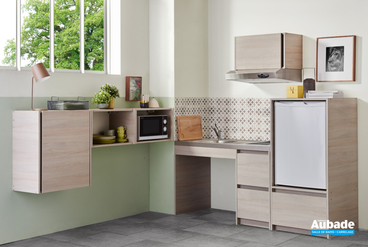 cuisine meuble urban pmr chene gris de moderna