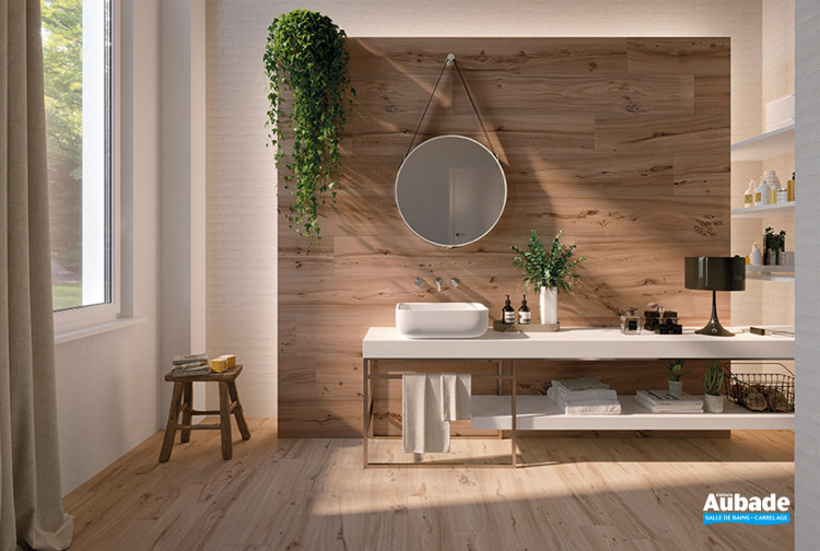 Collection Millelegni Remake par Emil Ceramica en coloris Olmo Naturale