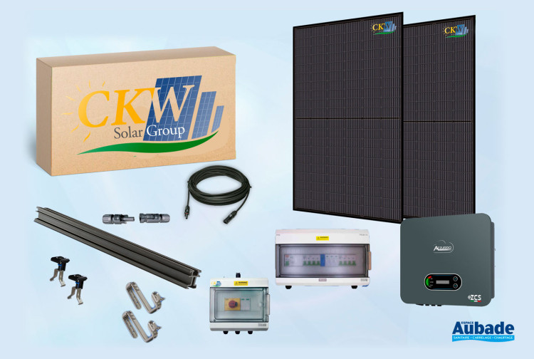 Kit toit tuiles 9kW onduleur