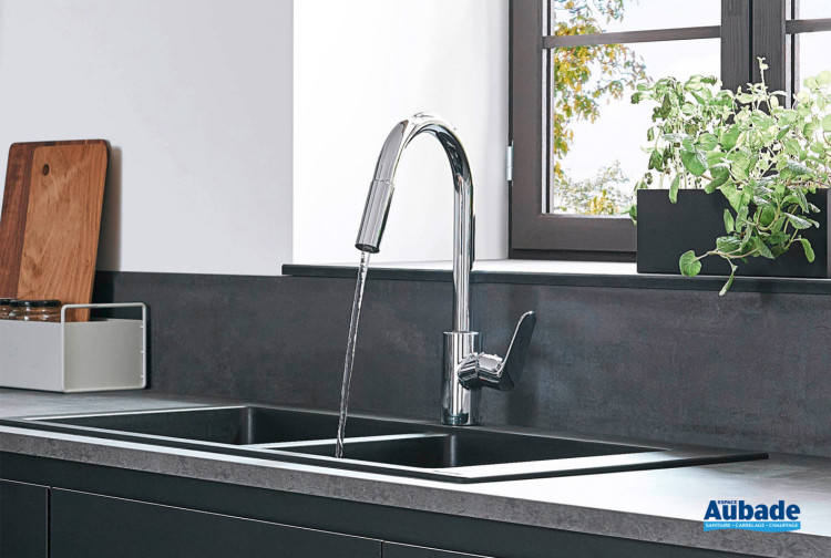 Mitigeur évier Focus M41 avec douchette extractible de Hansgrohe