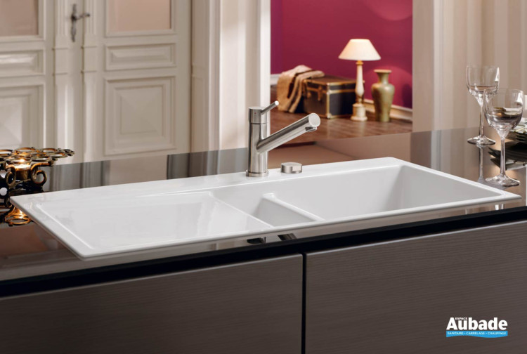 Évier céramique à encastrer Subway Pure 60 de Villeroy & Boch