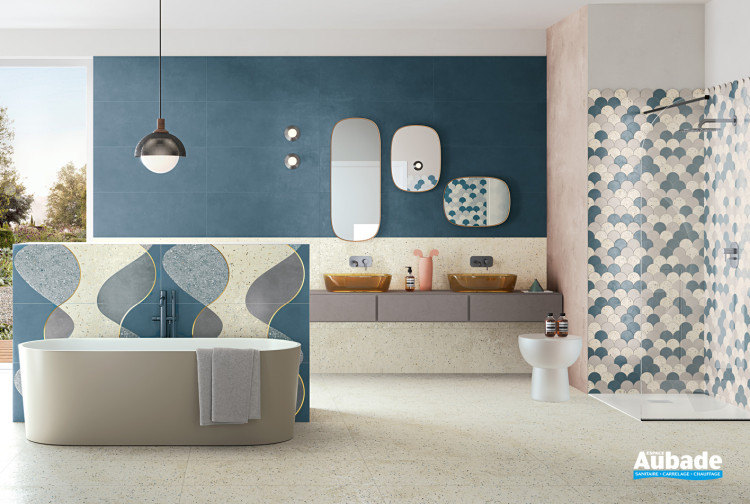 Collection Chromatica par Fincibec en coloris Lago et mosaïque Glee party