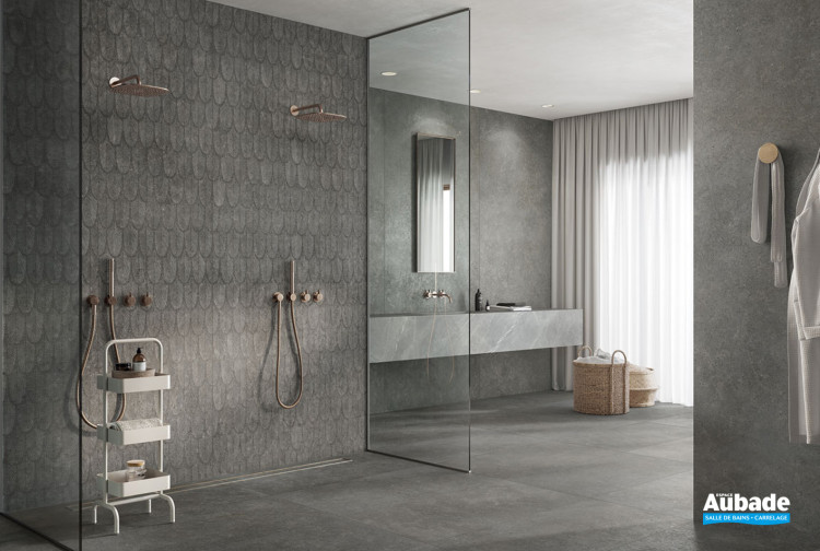 Collection Stone Lab par Fondovalle en coloris Silver Stone