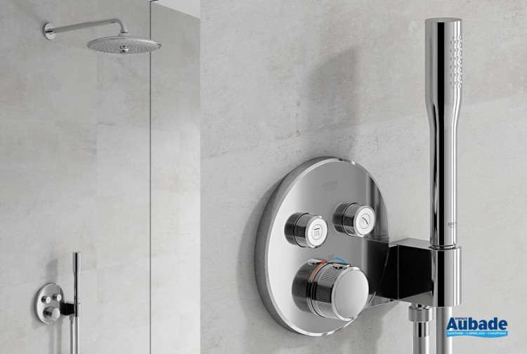 Robinetterie hydrotherapie colonne grohtherm smartcontrol de Grohe