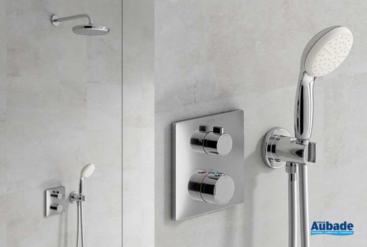 Robinetterie hydrothérapie ensemble de douche encastré avec tempesta 210 de Grohe