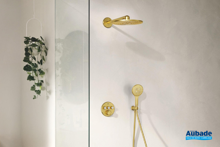 Pack encastré Grohe SmartControl finitionCool Sunrise brossé de Grohe