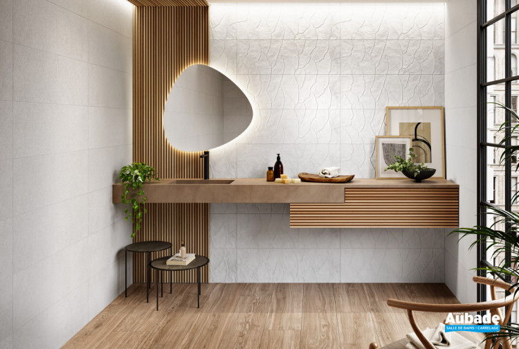 Collection Santorini par Metropol en coloris White Pure et décor White Glow