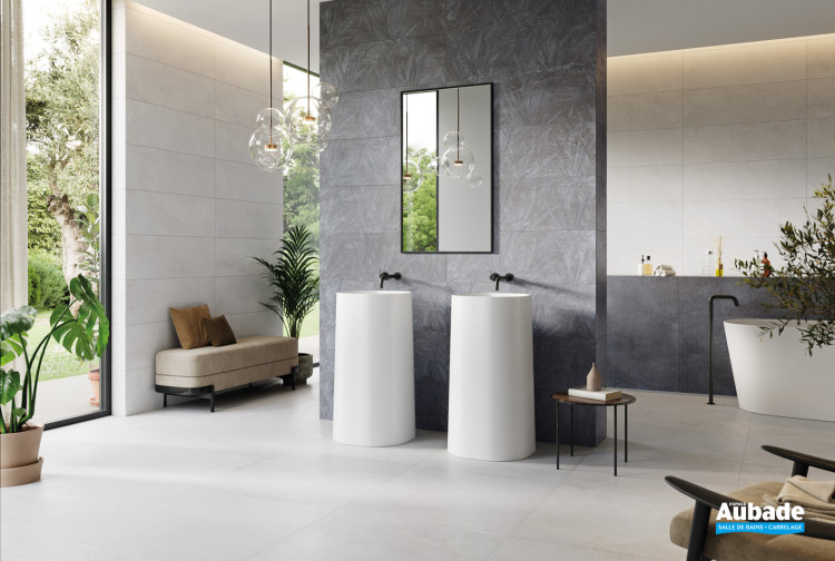 Collection Tylex par Metropol en coloris White et Acéro, décor Acéro