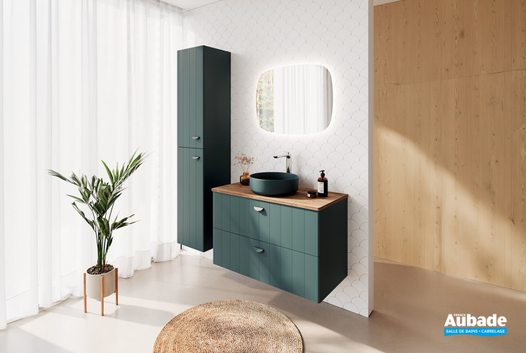 Meuble Dune coloris Vert forêt d'Ambiance Bain