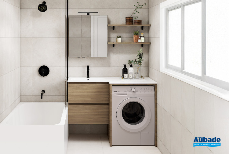 Meuble Laundry coloris Noyer americain de Cedam