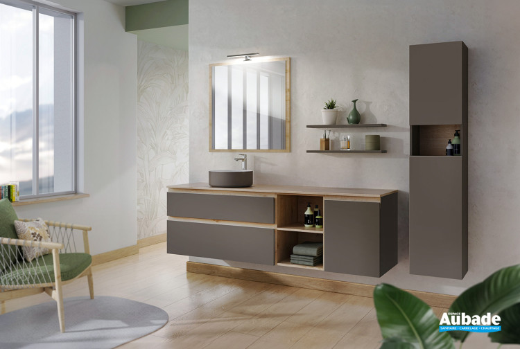 Meuble Bella Vista de Decotec, 160 cm et coloris taupe