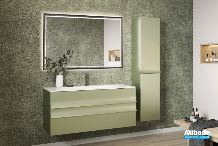 Meuble Pagode par Decotec 120 cm en coloris Sauge