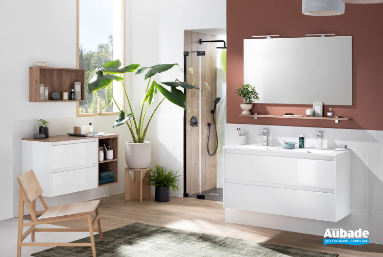 Meuble D-Motion affleurant coloris Blanc brillant de Delpha