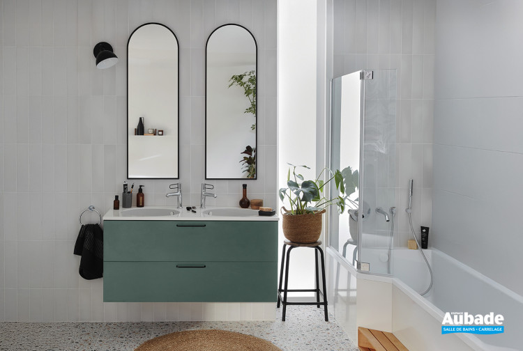 Meuble Odéon Rive Gauche, finition Eucalyptus velours