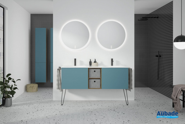 Meuble Précision Bleu mat de Burgbad 