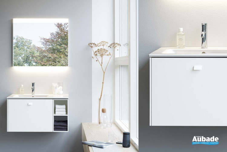 meuble salle de bains duravit me by starck brioso blanc