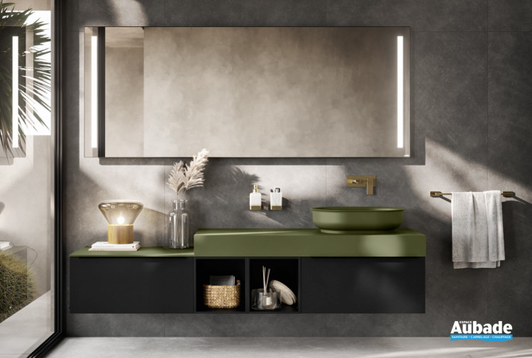 meuble salle de bains Progetto Alu d'Inda