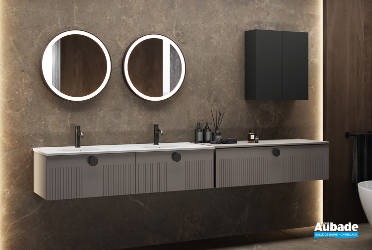 Meuble Impact II coloris laqué Taupe de Sanijura