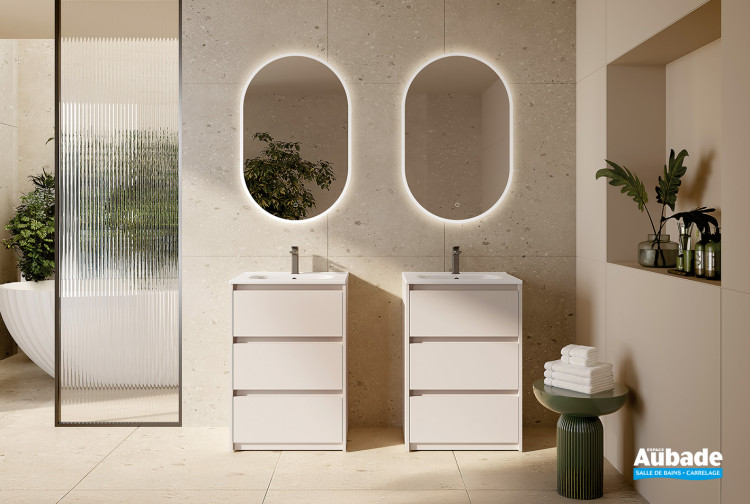 Meuble Plurielle 3 niveaux L.60cm coloris Lin