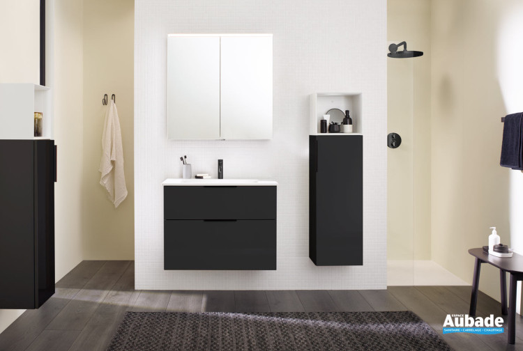 Meuble Eqio Smart de Burgbad coloris noir