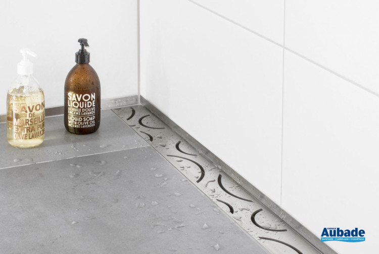 Caniveau douche italienne KerdiLine Schluter Espace Aubade