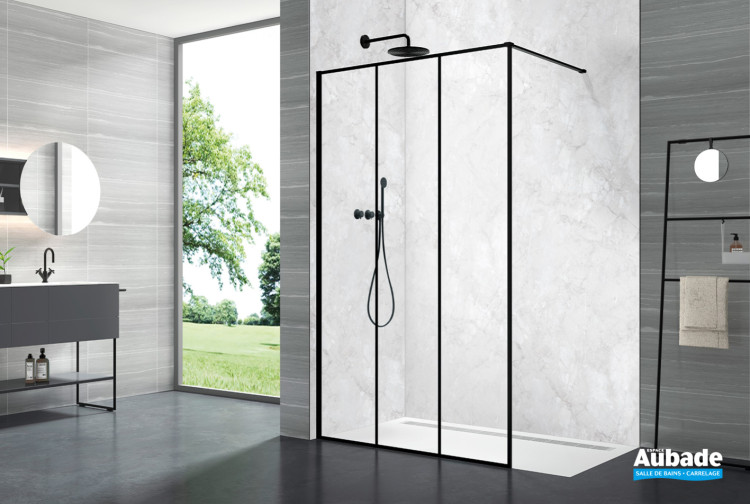 Panneau mural Aubade Vipanel de Roth, finition Marbre blanc mat perlé