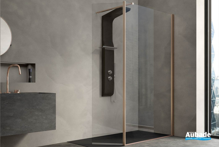 Paroi de douche ouverte Kinedo Kinespace Espace Aubade