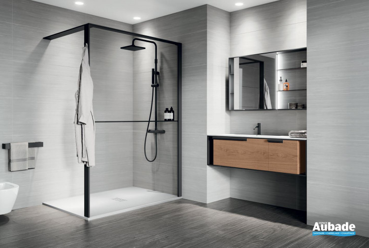 Paroi de douche Kuadra HWS de Novellini
