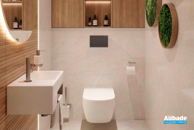 Plaque de commande Derby Style, modèle Element de Vigour, coloris Noir