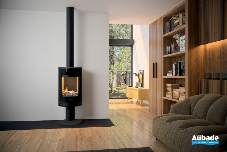 Poêle à bois Eiffel sur pied de Deville