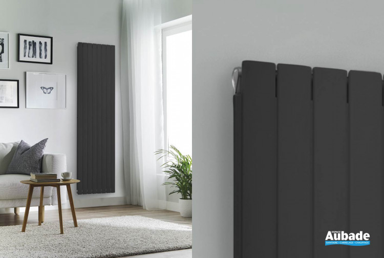 Radiateur Chorus Vertical de Finimetal en coloris Black